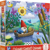 Ceaco - Gnome Sweet Gnome - Gone Fishing - XL by Tim Bowers Jigsaw Puzzle (300 Pieces)