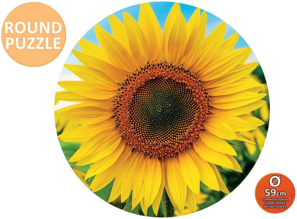 Educa - Sunflower Round Puzzle Jigsaw Puzzle (800 Pieces)