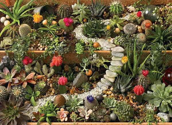 Cobble Hill - Succulent Garden Jigsaw Puzzle (1000 Pieces)