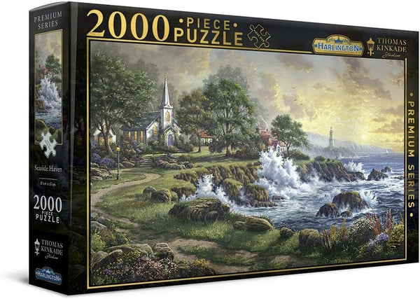 Harlington - Seaside Haven by Thomas Kinkade Jigsaw Puzzle (2000 Pieces)