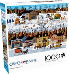 Buffalo Games - Windjammer Canal by Charles Wysocki Jigsaw Puzzle (1000 Pieces)
