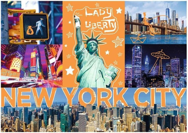 Trefl - Neon Colour Line NY City Jigsaw Puzzle (1000 Pieces)