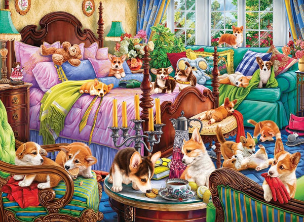 Anatolian - Doggies In The Bedroom Jigsaw Puzzle (1000 Pieces)