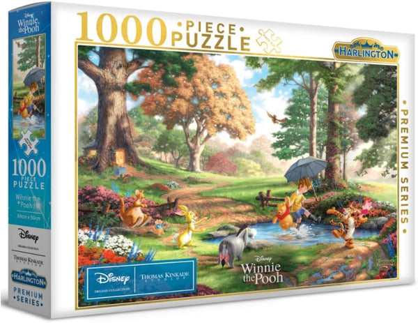 Harlington - Disney - Winnie the Pooh I by Thomas Kinkade Jigsaw Puzzle (1000 Pieces)