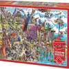 Cobble Hill - Doodletown Viking Village Jigsaw Puzzle (1000 Pieces)