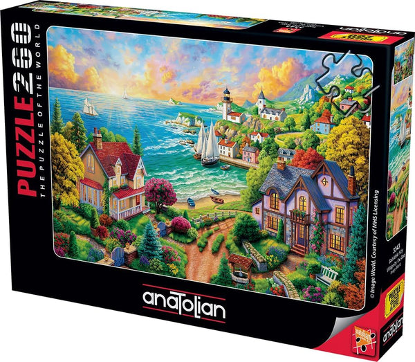 Anatolian - Village By The Sea Jigsaw Puzzle (260 Pieces)