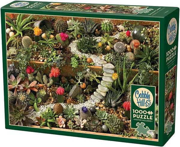 Cobble Hill - Succulent Garden Jigsaw Puzzle (1000 Pieces)