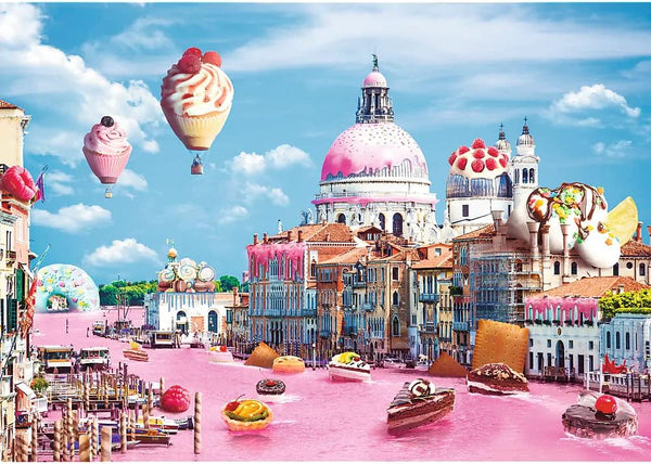 Trefl - Funny Cities, Sweets in Venice Jigsaw Puzzle (1000 Pieces)