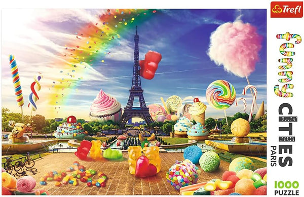 Trefl - Funny Cities, Sweet Paris Jigsaw Puzzle (1000 Pieces)