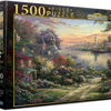 Harlington - New England Harbor by Thomas Kinkade Jigsaw Puzzle (1500 Pieces)