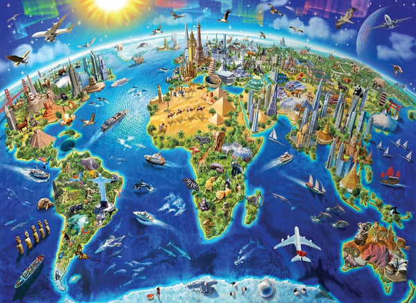 Anatolian - World Landmarks Jigsaw Puzzle (4000 Pieces)