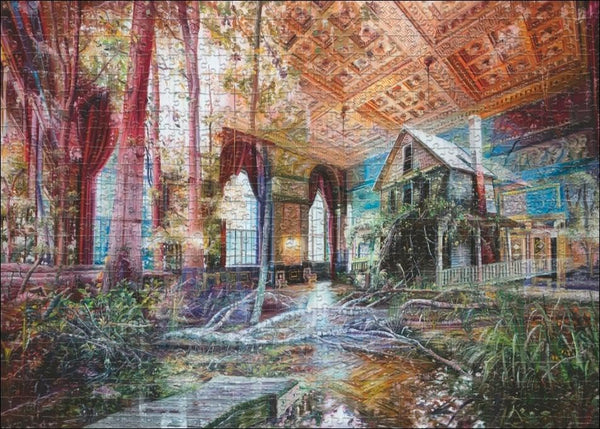 Heye - In/outside, Intruding House Jigsaw Puzzle (1000 Pieces)