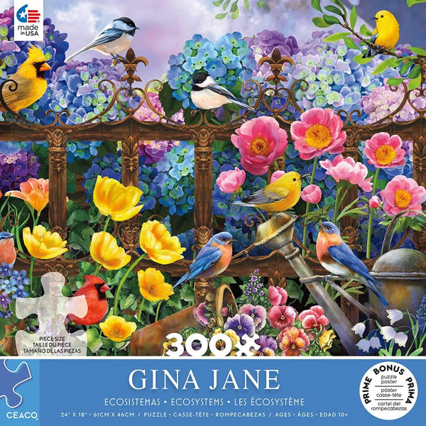Ceaco - Hydrangeas - XL by Gina Jane Jigsaw Puzzle (300 Pieces)