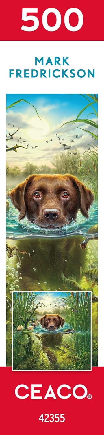 Ceaco - Chocolate Lab by Mark Fredrickson Jigsaw Puzzle (500 Pieces)