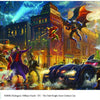 Harlington - DC Comics - The Dark Knight Saves Gotham City by Thomas Kinkade Jigsaw Puzzle (1000 Pieces)