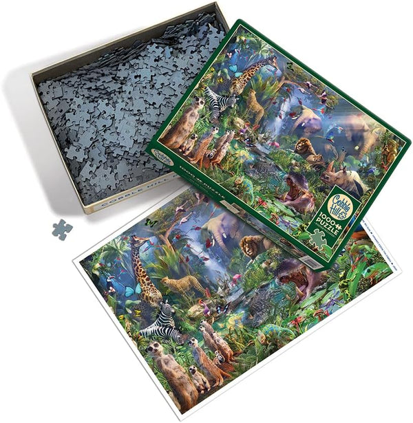 Cobble Hill - Into the Jungle Jigsaw Puzzle (1000 Pieces)