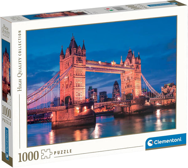 Clementoni - Tower Bridge at Night Jigsaw Puzzle (1000 Pieces)