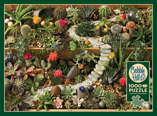 Cobble Hill - Succulent Garden Jigsaw Puzzle (1000 Pieces)