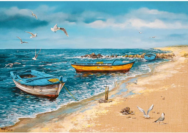 Castorland - Morning At The Seaside Jigsaw Puzzle (500 Pieces)