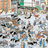 Jumbo - The Cattle Market by Jan Van Haasteren Jigsaw Puzzle (1000 Pieces)