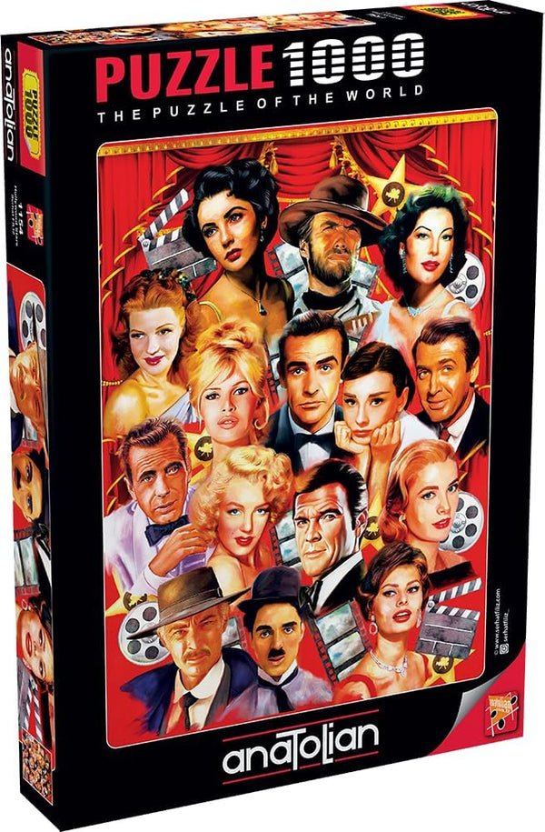 Anatolian - Hollywood Stars Jigsaw Puzzle (1000 Pieces)