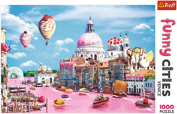 Trefl - Funny Cities, Sweets in Venice Jigsaw Puzzle (1000 Pieces)