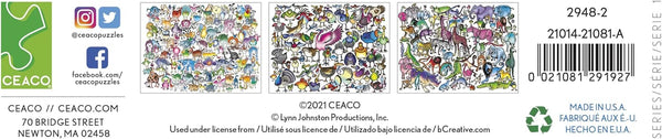 Ceaco - Animal Jam - Birds Galore by Lynn Johnston Jigsaw Puzzle (750 Pieces)