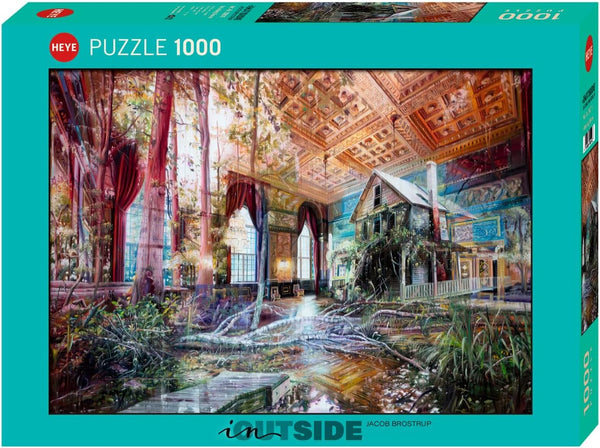 Heye - In/outside, Intruding House Jigsaw Puzzle (1000 Pieces)