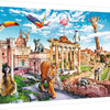 Trefl - Funny Cities, Wild Rome Jigsaw Puzzle (1000 Pieces)