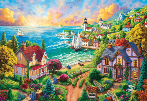 Anatolian - Village By The Sea Jigsaw Puzzle (260 Pieces)