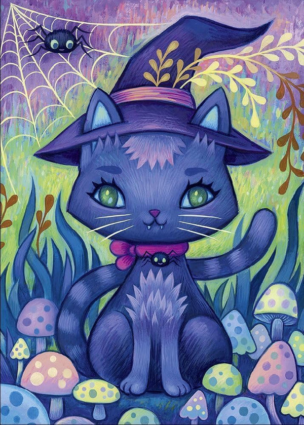 Heye - Dreaming Witch Cat Jigsaw Puzzle (1000 Pieces)