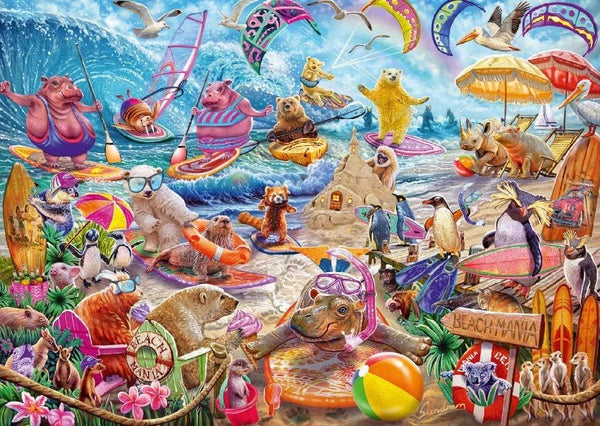 Schmidt - Beach Mania by Steve Sundram Jigsaw Puzzle (1000 Pieces)