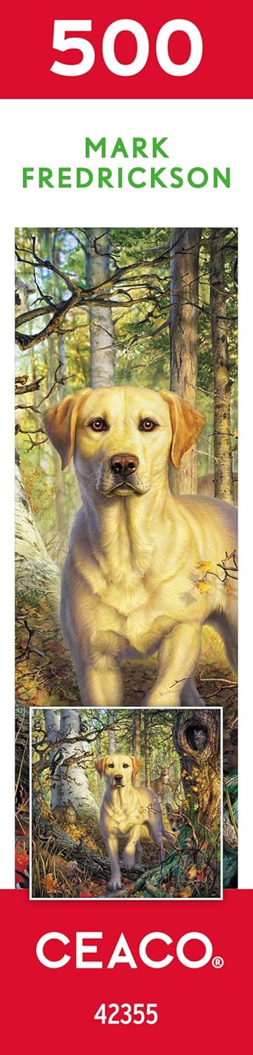 Ceaco - Yellow Lab by Mark Fredrickson Jigsaw Puzzle (500 Pieces)