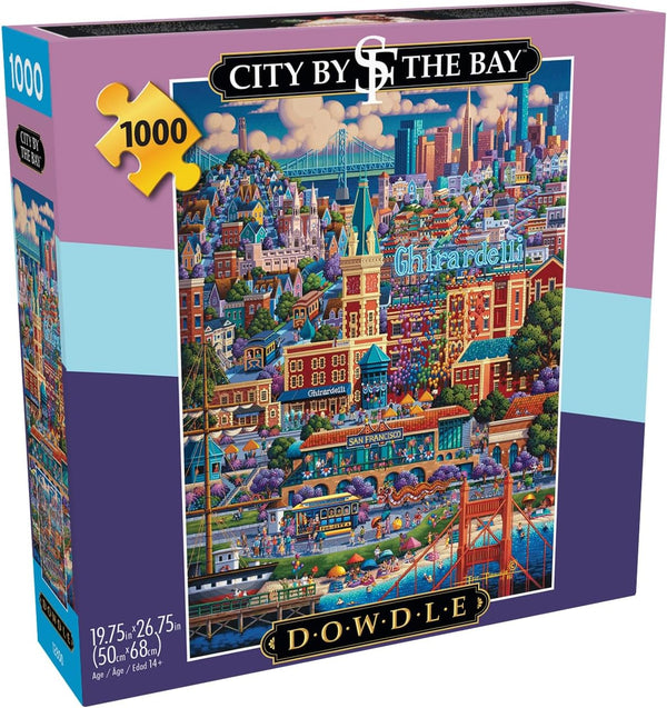 Buffalo Games - City by The Bay by Dowdle Jigsaw Puzzle (1000 Pieces)