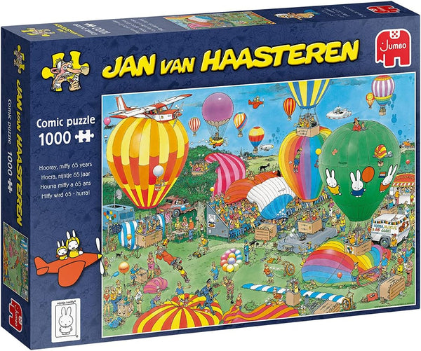 Jumbo - Hooray Miffy by Jan Van Haasteren Jigsaw Puzzle (1000 Pieces)