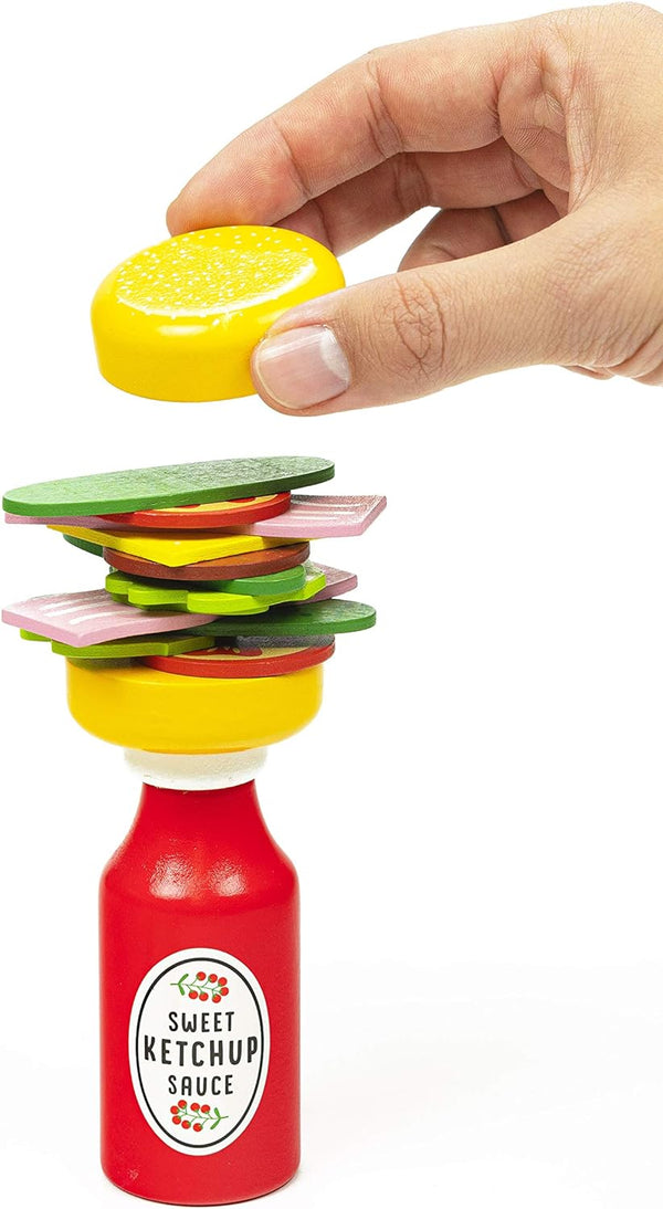 Professor Puzzle - Burger Balance Stack 'em High Jigsaw Puzzle