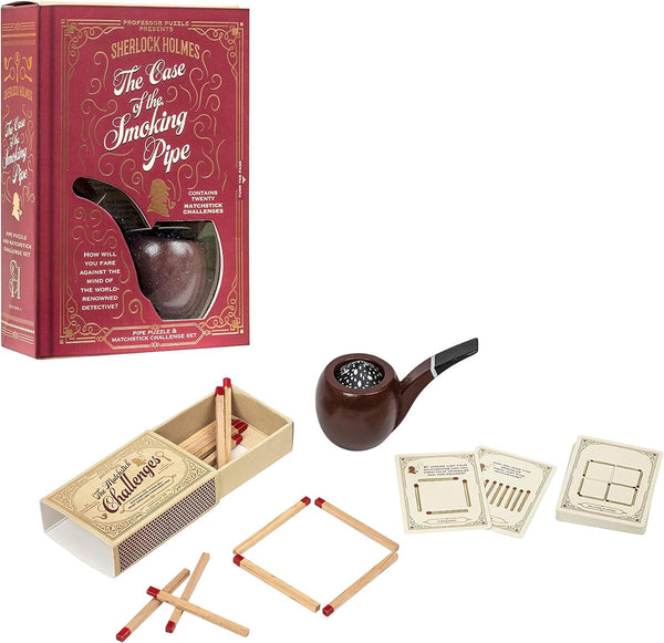 Professor Puzzle - Sherlock Holmes Smoking Pipe Jigsaw Puzzle