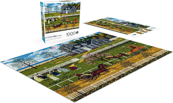 Buffalo Games - Charles Wysocki - The Boccie Ladies of Martha's Vineyard - 1000 Piece Jigsaw Puzzle