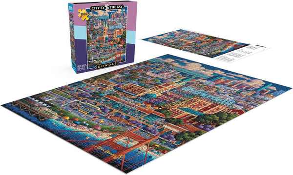 Buffalo Games - City by The Bay by Dowdle Jigsaw Puzzle (1000 Pieces)