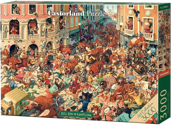 Castorland - Bull Run In Pampeluna Jigsaw Puzzle (3000 Pieces)