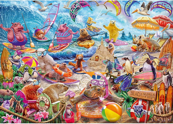 Schmidt - Beach Mania by Steve Sundram Jigsaw Puzzle (1000 Pieces)