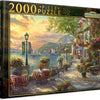 Harlington - French Riviera Café by Thomas Kinkade Jigsaw Puzzle (2000 Pieces)