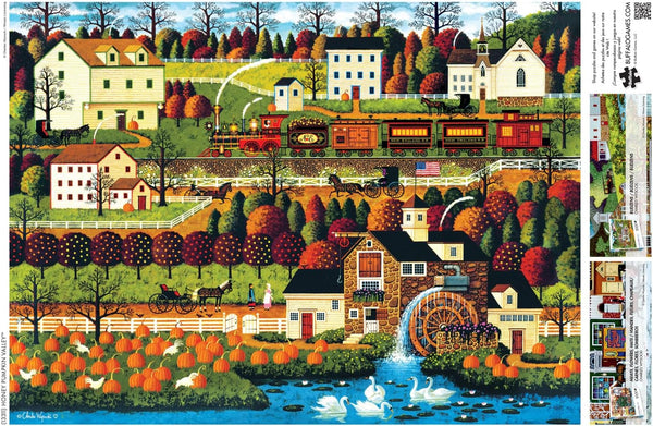 Buffalo Games - Honey Pumpkin Valley by Charles Wysocki Jigsaw Puzzle (1000 Pieces)