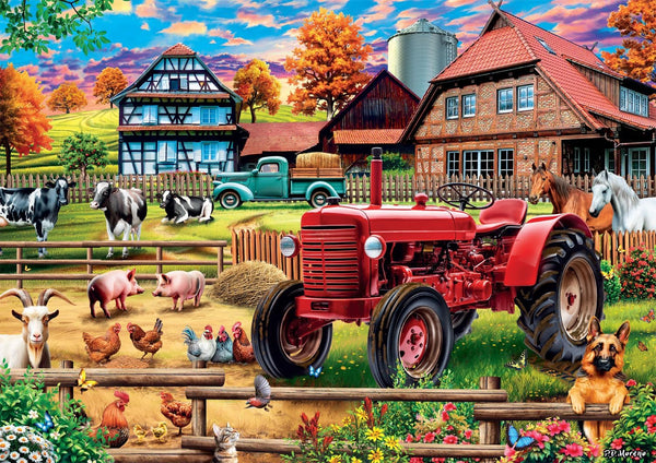 Buffalo Games - Country Life - European Countryside Jigsaw Puzzle (500 Pieces)