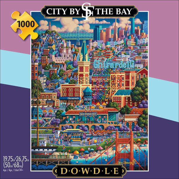 Buffalo Games - City by The Bay by Dowdle Jigsaw Puzzle (1000 Pieces)