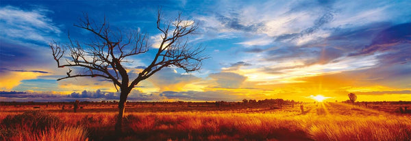 Schmidt - Desert Oak Sunset, NT, Australia by Mark Gray Jigsaw Puzzle (1000 Pieces)