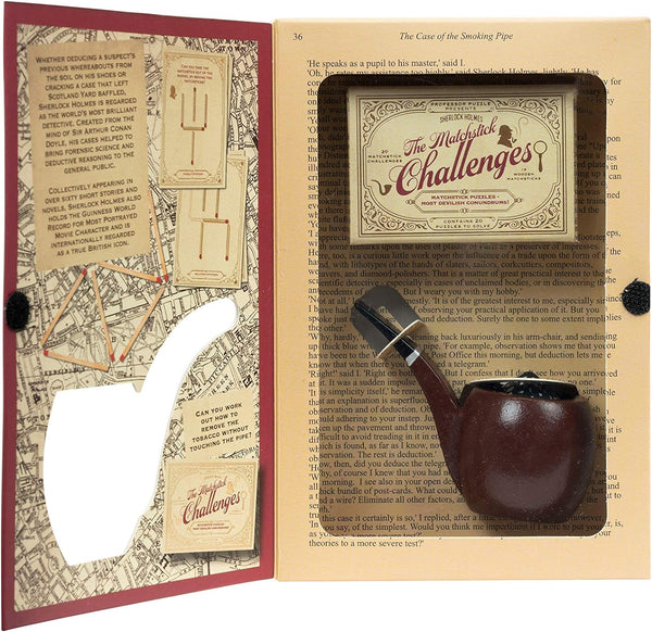 Professor Puzzle - Sherlock Holmes Smoking Pipe Jigsaw Puzzle