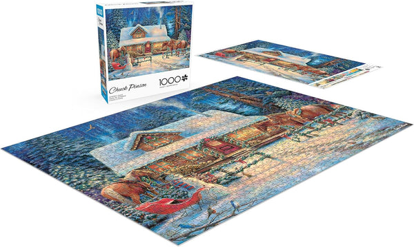 Buffalo Games - Winter's Oasis by Chuck Pinson Jigsaw Puzzle (1000 Pieces)