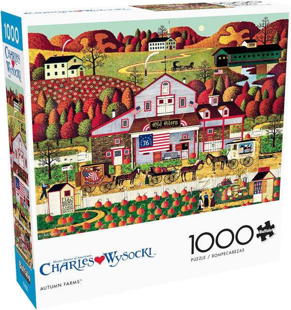 Buffalo Games - Autumn Farms by Charles Wysocki Jigsaw Puzzle (1000 Pieces)