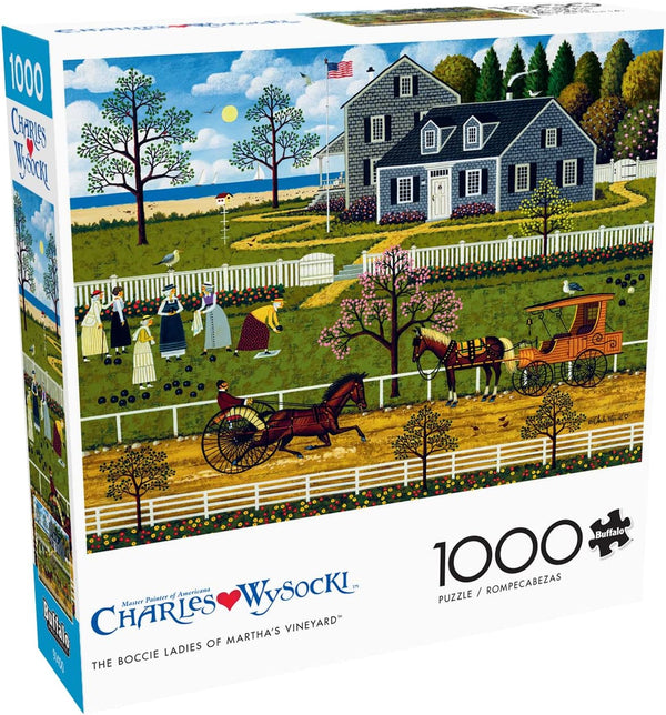 Buffalo Games - Charles Wysocki - The Boccie Ladies of Martha's Vineyard - 1000 Piece Jigsaw Puzzle